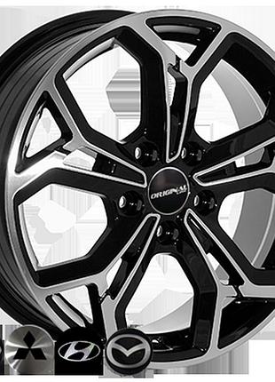 Диски колісні zf-fe190 bmf r16*6.5j pcd5*114.3 et42.5 dia 67.1 литі легкосплавні