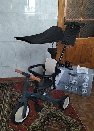 Велосипед-біговел з батьківською ручкою cruzzer versa 4 в 1