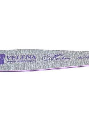Пилка для ногтей premium velena lab 180/180 machaon