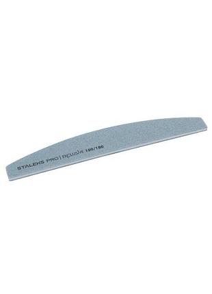 Пилка для ногтей staleks pro exclusive полумесяц 100/180 грит nfx-42/1