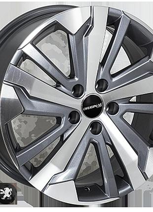 Диски колесные zw-bk5837 gp r17*7.0j pcd5*108 et23 dia 65.1 литые легкосплавные