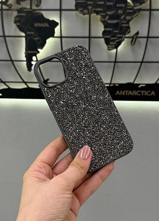 Чехол tpu swarovski с блеском для iphone 15,премиум чехол со стразами для айфона 15