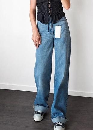 Джинси zara wide leg