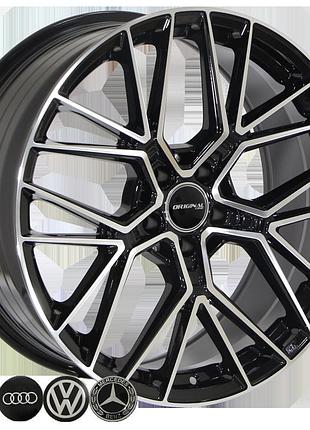 Диски колісні zw-ya2885 bp r20*9.0j pcd5*112 et27 dia 66.6 литі легкосплавні