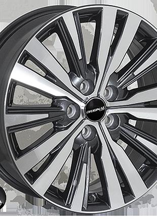 Диски колісні zf-tl0083 dgmf r18*7.0j pcd5*114.3 et37 dia 67.1 литі легкосплавні