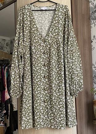 Сукня туніка оверсайз asos uk 26 довгий рукав