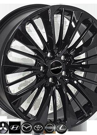 Диски колісні zw-5372 black r20*8.0j pcd5*114.3 et35 dia 67.1 литі легкосплавні