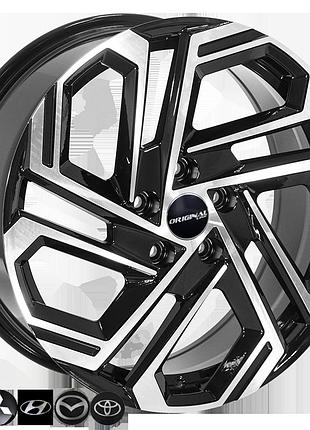 Диски колісні zf-fbx345 bmf r18*7.5j pcd5*114.3 et51 dia 67.1 литі легкосплавні