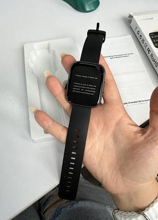 Умные смарт-часы poounur t80 1.95” bluetooth, фитнес-трекер, ip68, пульсометр