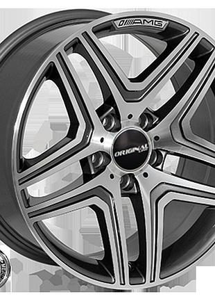 Диски колісні zw-bk5925 gp r17*8.0j pcd5*112 et35 dia 66.6 литі легкосплавні