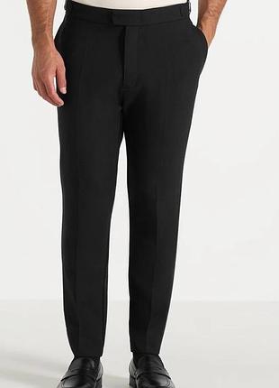 Мужские черные брюки брюки брюки h&amp;m slim fit размер xl