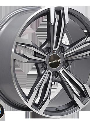 Диски колесные zw-bk5730(707) gp r18*9.5j pcd5*120 et38 dia 74.1 литые легкосплавные
