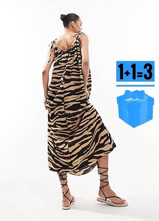 🥰сукня сарафан в анімалістичний принт asos 18