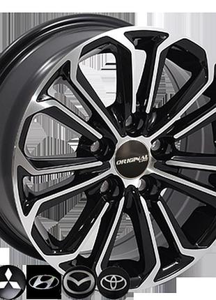 Диски колесные zw-bk667 bp r16*6.5j pcd5*114.3 et45 dia 67.1 литые легкосплавные