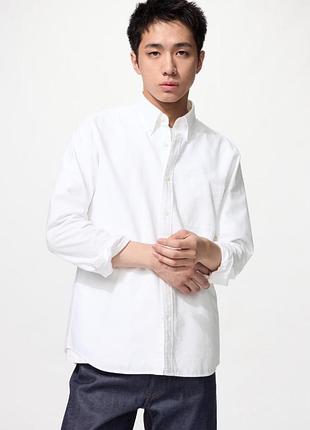 Сорочка uniqlo з кишенею
