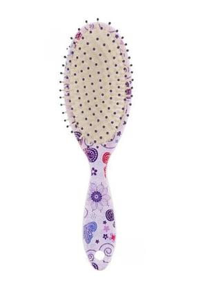 Расческа-щетка розовая salon professional 6404 leb