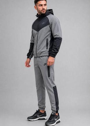 Чоловічий демісезонний спортивний костюм nike tech fleece
