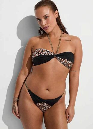 Раздельный купальник victoria's secret бандо и плавки бразильяны