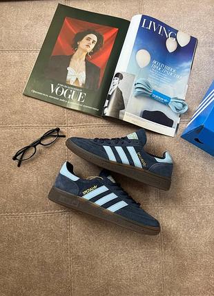 Стильні кросівки adidas spezial handball blue