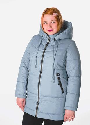 Женская зимняя куртка 52р