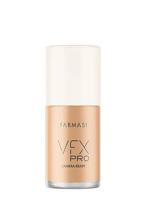 Тональна основа farmasi vfx pro camera ready foundation 08 warm linen, 30 мл
