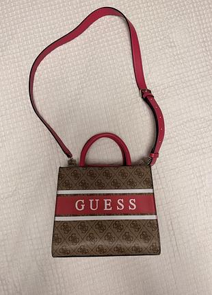Сумка guess mini tote / crossbody