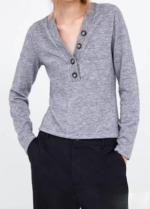 Тонкий свитер размер м zara