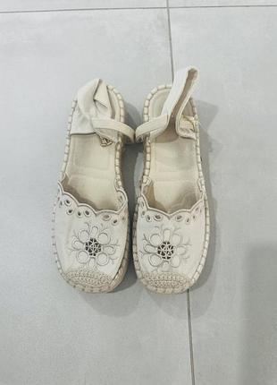 Эспадрильи для девочки zara p36