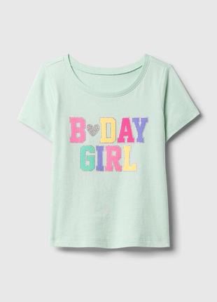 Дитяча футболка gap з принтом