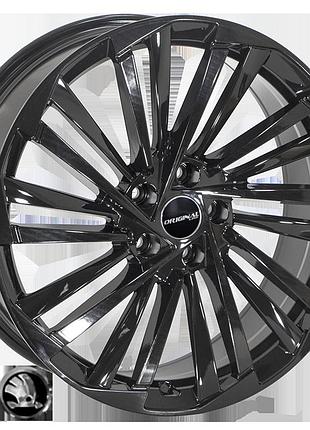 Диски колесные zf-fbx261 black r19*8.0j pcd5*112 et45 dia 57.1 литые легкосплавные