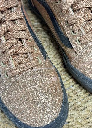 Блискучі кеди vans для дівчинки 3