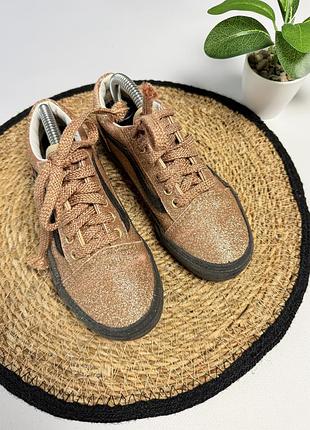 Блискучі кеди vans для дівчинки 2