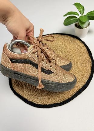 Блискучі кеди vans для дівчинки 5