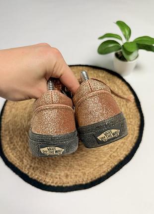 Блискучі кеди vans для дівчинки 8