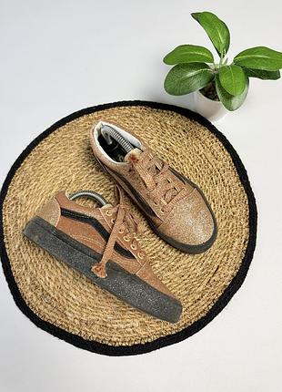 Блискучі кеди vans для дівчинки