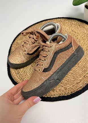Блискучі кеди vans для дівчинки 7