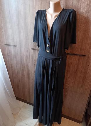 Платье длинная черная asos pp природу 26 eur 54 трикотаж