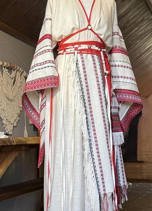 Льняна сукня - кімоно simmishop.handmade