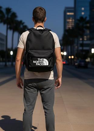 Рюкзак tnf черный с большим белым лого