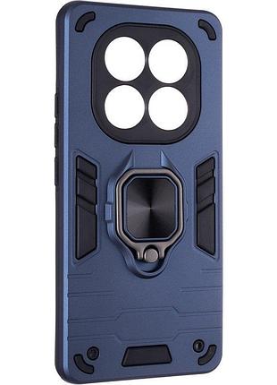 Чехол fiji defence для xiaomi redmi note 15 pro plus 5g защитный бампер с кольцом подставкой dark blue