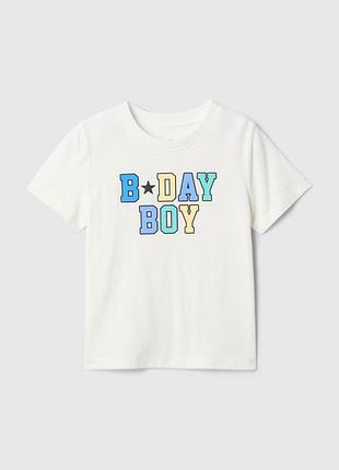 Дитяча футболка gap з принтом