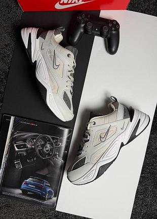 Nike m2k tekno m pale grey white