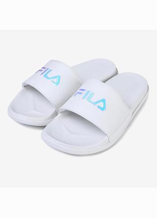 100% оригінал! жіночі шльопанці fila — 36 розмір (в наявності) білі тапки сланці оригінал (в наявності)