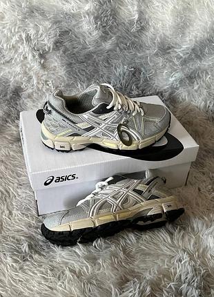 Стильные кроссовки asics gel kahana 8 grey beige