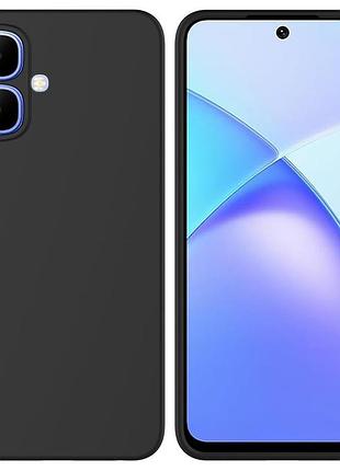 Чехол fiji full soft premium для infinix smart 20 (x6840b) противоударный бампер с микрофиброй black
