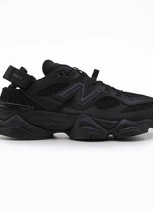 Чоловічі чорні кросівки new balance u9060 black х нью беланс 41