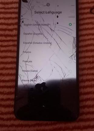 Infinix smart 9 під заміну екрана (потекла матриця), сенсор і плата живі, з наклейками на корпусі