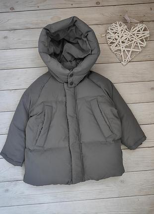 Зимний пуховик,куртка зима zara 18-24