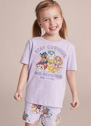 Футболка h&m на дівчинку, paw patrol, 40937