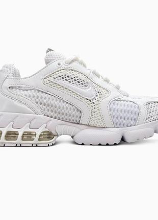 Nike air zoom spiridon x stussy white